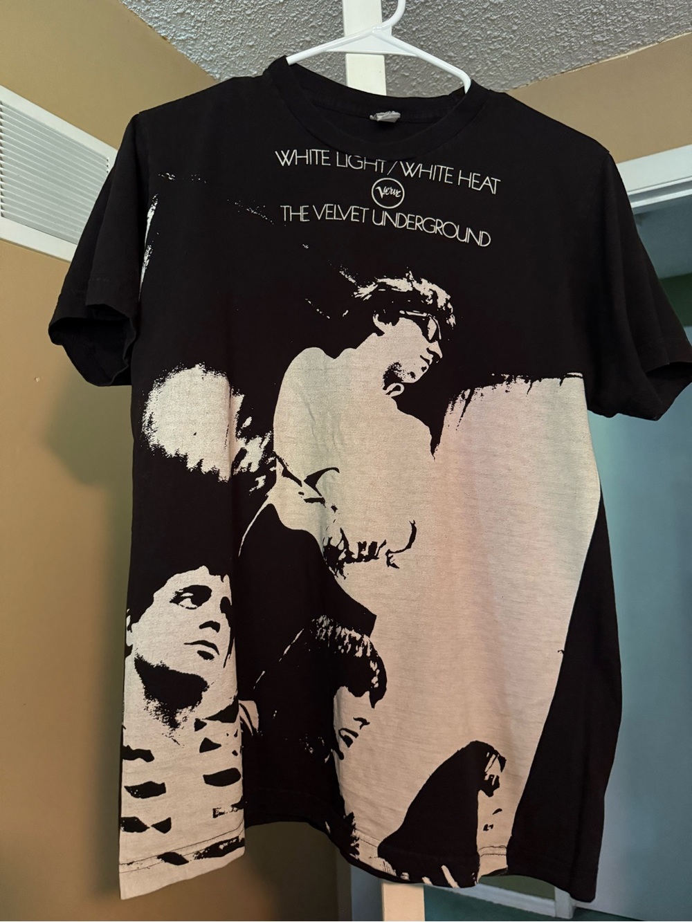 The Velvet Underground 'White Light/White Heat' Black Graphic Tee